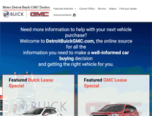 Tablet Screenshot of detroitbuickgmc.com